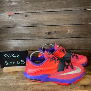 Kids Nike KD VII Hyper Punch Low Basketball Athletic Sneakers Shoes‎ Size 6.5 Y